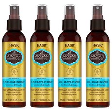 Hask Argan Oil 5In1 Leave In Spray 미국 하스크 아르간 오일 리페어 보습 헤어 스프레이 미스트 175ml 4개