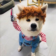 강아지 처키옷 할로윈 고양이 옷 코스튬 파티 XL has*21873sr, 1개, 본상품선택
