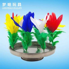 쟁반 마술도구 무대소품 꽃 화분 트릭 마법놀이 마술, 1개, 세트