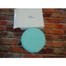 759920 Christian 디올 zippered trousse Pouch makeup bag teal 블루 NEW in BOX