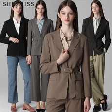쉬즈미스 쉬즈미스(SHESMISS) 벨티드 셋업 자켓 (택가격:248000원)