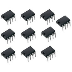 Op Amp IC 실험자용 전자 키트 4 2 TL071CP MC1458 TL082CP MCP602IP LM833NG 빵판 친화적 10개입 opamp, 1개