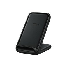 원래 삼성 무선 충전기 스탠드 EP N5200 삼성 갤럭시 S21 S20 울트라 노트 10 노트 10 노트 20 울트라 용 빠른 Qi 충전, 검정