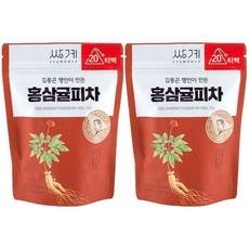 홍삼귤 차 40티백 세트(20티백 x 2개), 1.5g, 20개입, 2개