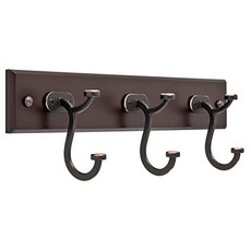 R22653K-EBC-R Contempo Pilltop Hook Rack 18 in. Espresso 및 구리가있는 청동, 본상품, 본상품