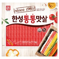 한성 맛살 핫바 게맛살 꽃게 김밥 통통맛살 1kg X 10개