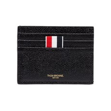 [톰브라운] 24FW 삼선탭 로고 카드지갑 블랙 MAW031L 00198 001