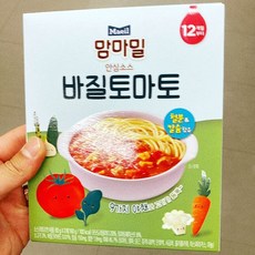 매일 맘마밀 안심소스 바질토마토 80g x 2입, 2개