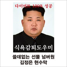 쓸데없는 선물 쓸모없는 김정은 현수막, 1개, TYPE 1