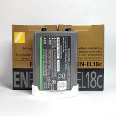 카메라 호환 배터리 ENEL18c EN EL18c 니콘 D4 D4S D5 D500 D800 D810 DSLR 디지털 2500mAh 2 개, 단일옵션, 1개 - 니콘d5