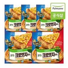 [풀무원] 크로엣지 피자 스위트콘앤치즈 372gX5판, 372g, 5개