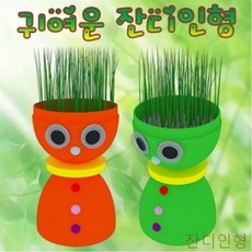 GBW740E00 식물 귀여운 잔디인형 과학교구 10인용 만들기 학습교구 f-01896 생화