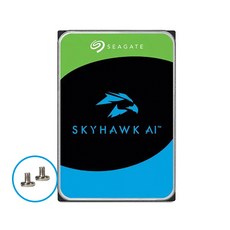 씨게이트 HDD 16TB SkyHawk AI ST16000VE002 CCTV 하드디스크 (7 200RPM/256MB/CMR) - hdd16