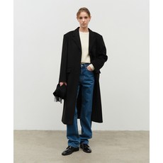 매장정품 DUNST FOR WOMEN ESSENTIAL CASHMERE SINGLE COAT BLACK_UDCO4D222BK UDCO4D222BK 500896