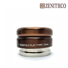 제니스코 푸쉬탬퍼 58mm 마카롱템퍼 (원샷 투샷 플렛 덴테이션), 플랫 flat type, 1개