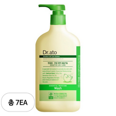 닥터아토 에센셜 모이스춰 워시 유아페이셜클렌져 마일드향, 7개, 500ml