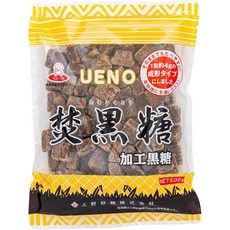 Ueno sugar 일본직구 우에노 설탕 소성 흑설탕 성형 가공 300g x 20봉지 / 미네랄 칼륨 매실 와인 핫 드링크 빵 (흑설탕) 오키나와의 풍움, 20개