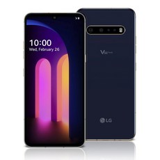 공기계스마트폰 언락 LG V60 ThinQ 모바일 휴대폰 V600TM V600N V600AM 6.8 인치 안드로이드 스마트폰 8GB RAM 128GB 256GB ROM, [04] V600AM Full Set, [02] 파란, 블루