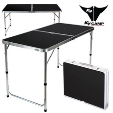 K4CAMP 고급 접이식 캠핑 테이블 AB120,