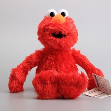 웃는엘모인형 엘모 굿즈 Elmo 세서미 스트리트 애착인형 7 가지 빅버드 오스카 조이 어니 그로버 인형 쿠키 몬스터 선물, Elmo 31cm