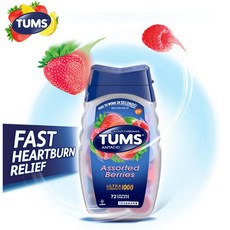 텀스 임산부 천연소화제 72정 (울트라 스트롱 1000mg) Tums Ultra Strong 1000 72 Tablets