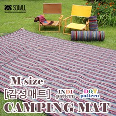 스콜 감성매트M사이즈/캠핑매트/인디매트/에스닉패턴, 스콜감성매트-도트M