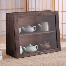 옛날찬장 진열장 스몰사이즈 원목 홈카페장, 1번