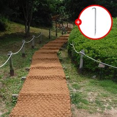 야자수매트 코코넛 야자 친환경 등산로 5m 10m, 1개