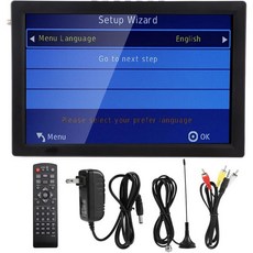 14인치 휴대용 TV Mini 휴대용 스마트 TV 안테나 포함 1080P Full HD 디지털 LED TV 자동차 또는 가정용 ATSC 휴대용 TV 비디오 플레이어, 14인치 휴대용 TV, Mini 휴대용 스마트 TV,