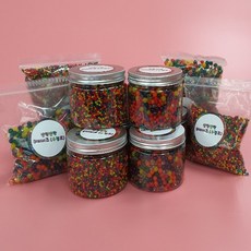 수정토 워터비즈 분갈이흙 동글이비즈 500g (스몰size 1~3mm), 1개
