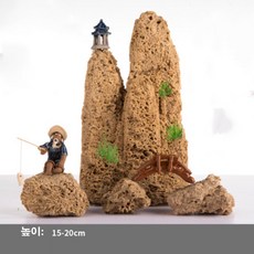 푸아이 자연가습기 흡수석 장식용산 테이블 분재 장식용 수석RW1347Type-A, 1개