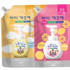 드락 아이깨끗해 핸드워시 리필 600ML 순 거품비누