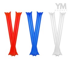 YM 막대 응원봉 2P 야구응원도구, 화이트