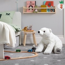 이케아 인형 북극곰 60cm 곰돌이 동물 봉제 수면 애착 어린이집 유치원