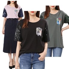 [갤러리아] GGPX스팽클 포인트 루즈핏 티셔츠 (GIC7TS801F)