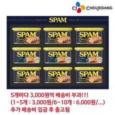 [CJ]스팸 8K호 선물세트-5개당 추가배송비 부과