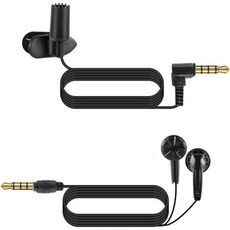 Aiworth E36 보이스 레코더용 이어폰 및 외장 마이크