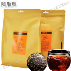 진순호 국화보이차 숙차 미니소타차 숙타 운남성보이차 대용량 구량차 1+1 총1kg, 500g, 2개, 1개입