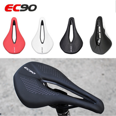 EC90 자전거 안장 소프트 경량 전립선보호 로드 MTB 픽시 미니벨로, 레드