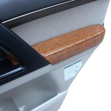 2008-2022 도요타 랜드 크루저 팔걸이 패널 플라워 그레인 커버 인테리어 장식 수정 액세서리, 01 Deep Flower