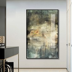 호텔 복도 통로 개성 뮤럴 그림 현대 심플 아트 추상무늬 현관화 세로판
