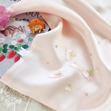 여성용손수건 차이나스타일 더블층 자수 손수건 수공업 여성 SUXIU선물 주문제작가능 이름