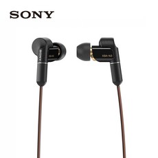 SONY 소니 XBAN3AP 양식 권 철 HIFI 통화이어폰, 정부측 표기함, 블랙