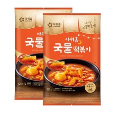 [한정특가][아워홈] 추억의맛 국물떡볶이 420g x 2팩, 2개