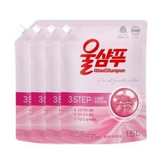 울샴푸 오리지널 중성세제 울세제 본품, 1.5L, 4개