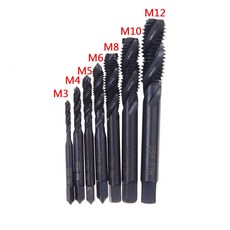 드릴비트 M10비트 7pcs hss 기계 나사 메트릭 플러그 탭 드릴 세트 m3 m4 m5 m6 m8 m10 m12, 없음, 1개