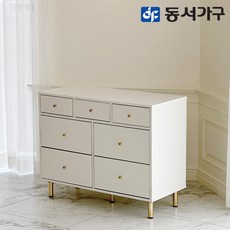 동서가구 홈즈 블랑 900 3단 7칸 서랍장 HPN031, 화이트, 7개