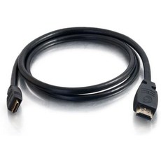 [해외직구]C2G Cables To Go C2G 40163 Velocity 4K UHD 고속 HDMI to Mini HDMI 케이블 (60Hz) 4K 장치, 1개, Black_One Size