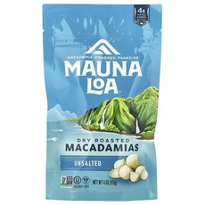 Mauna Loa (마우나 로아) 기름 없이 볶은 마카다미아 무염 견과류 113g, 1개
