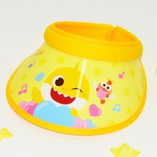 핑크퐁 아기상어 물고기 하트하트 썬캡